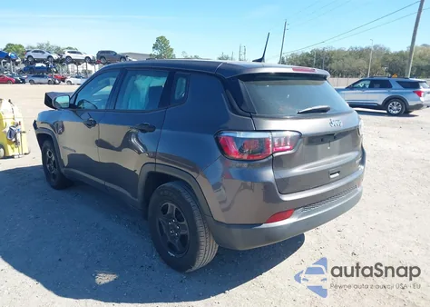2019 Jeep Compass Sport Fwd z USA, uszkodzony, nr VIN 3C4NJCAB8KT809675
